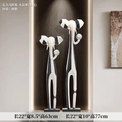 خزانة تلفزيون لغرفة المعيشة بتصميم فني تجريدي من DecorBites™، ديكور عصري فاخر، كبيرة ونحيفة