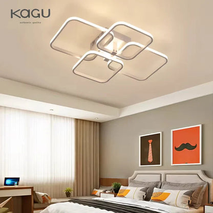 DecorBites™ LED Ceiling Light: Modern Dimmable Fixture for Home Living Room, Bedroom, Dining Room