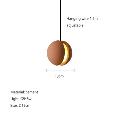 DecorBites™ Cement Planet Chandelier Hanging Lamp for Dining Room & Bedroom