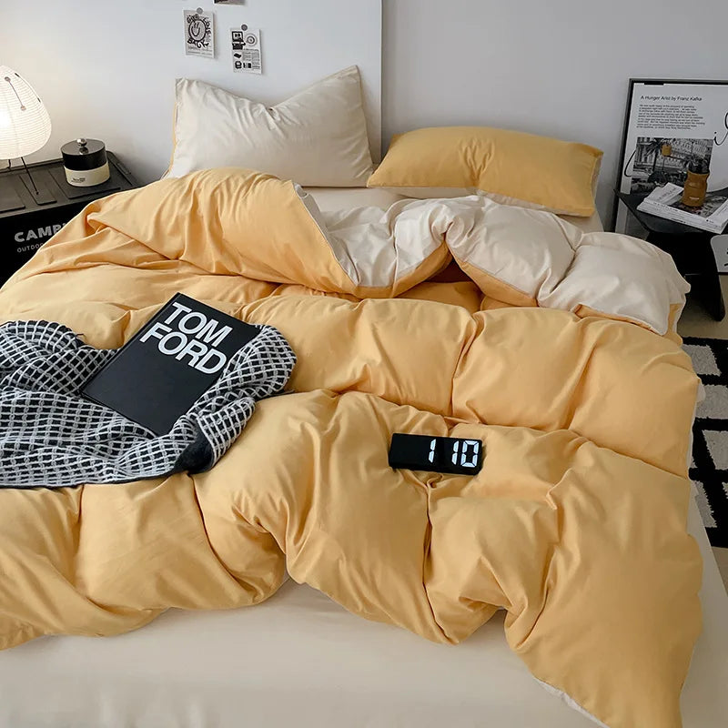 طقم غطاء لحاف قطني من DecorBites™ مع أربطة زاوية