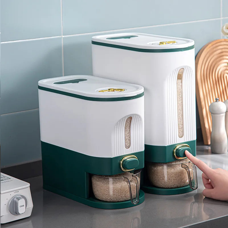 Transparent Plastic Rice Dispenser