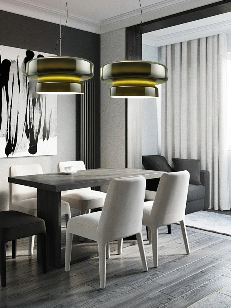 DecorBites™ Large Glass Pendant Light Dining Table Kitchen Island Lamp