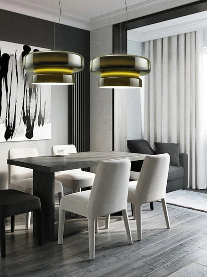 DecorBites™ Large Glass Pendant Light Dining Table Kitchen Island Lamp