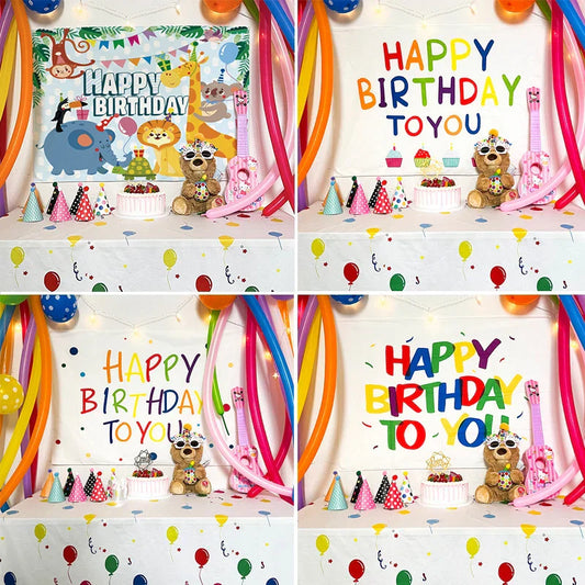 Decobites Birthday Wall Tapestry Decoration Party Bedroom Hanging Cloth