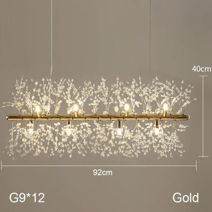 DecorBites™ Dandelion Chandelier: Nordic Minimalist Wrought Iron LED Indoor Light for Living Room