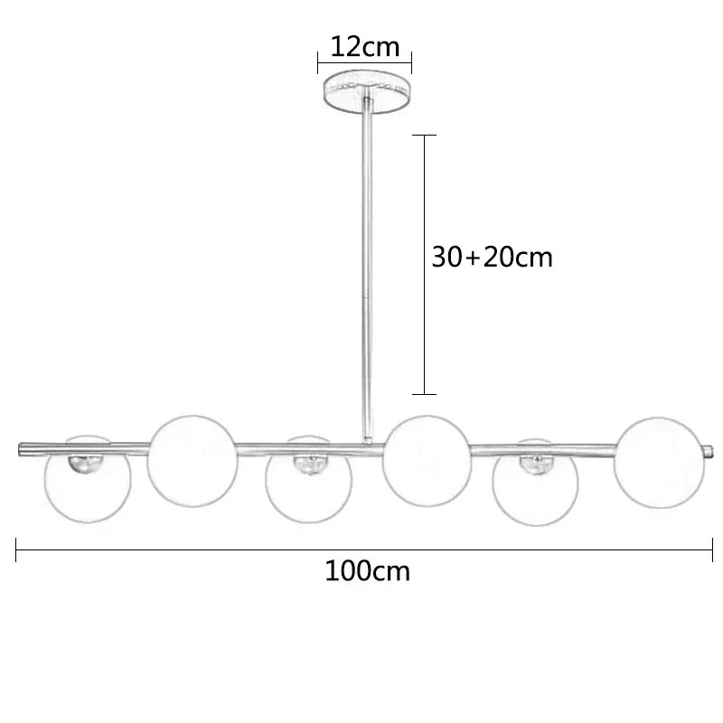 DecorBites™ Brass LED Pendant Lights for Home Decor and Indoor Lighting