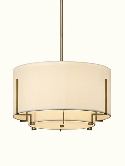 DecorBites™ Chinese Cloth Art Pendant Lamp Modern Minimalist Living Room ceiling lamp.