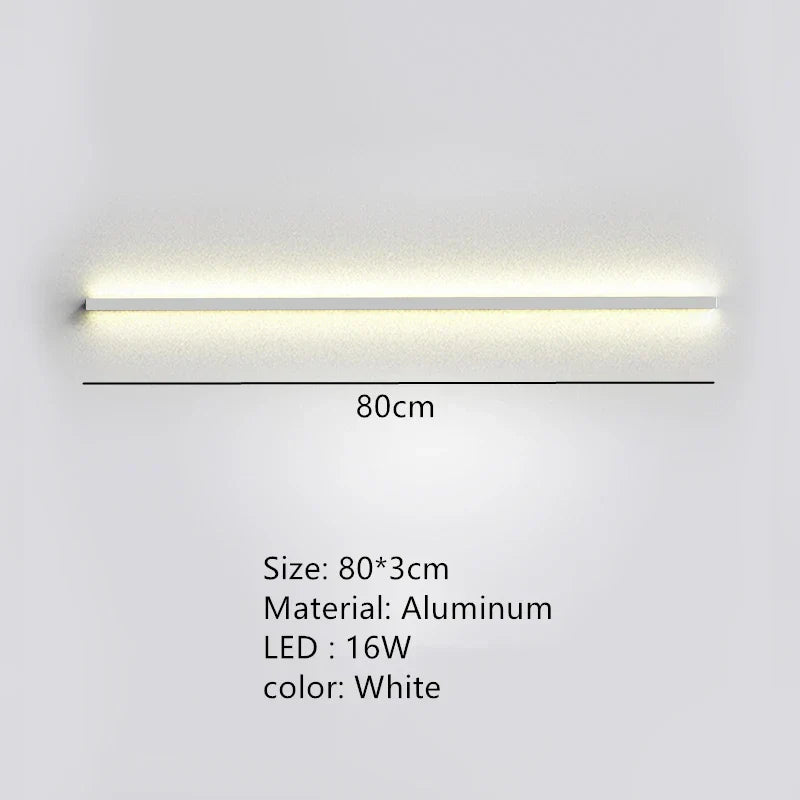 DecorBites™ Dimmable Long Wall Lamp: Stylish Bedroom Light Strip for Master Bedroom, TV Background, Sofa Decor