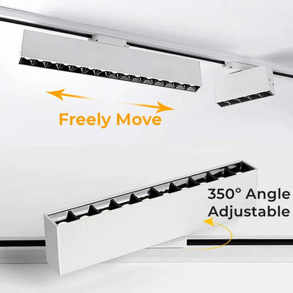 DecorBites™ LED Track Light 10/20W COB Adjustable Grille Spot Lamp Linear Fill Rail Lighting