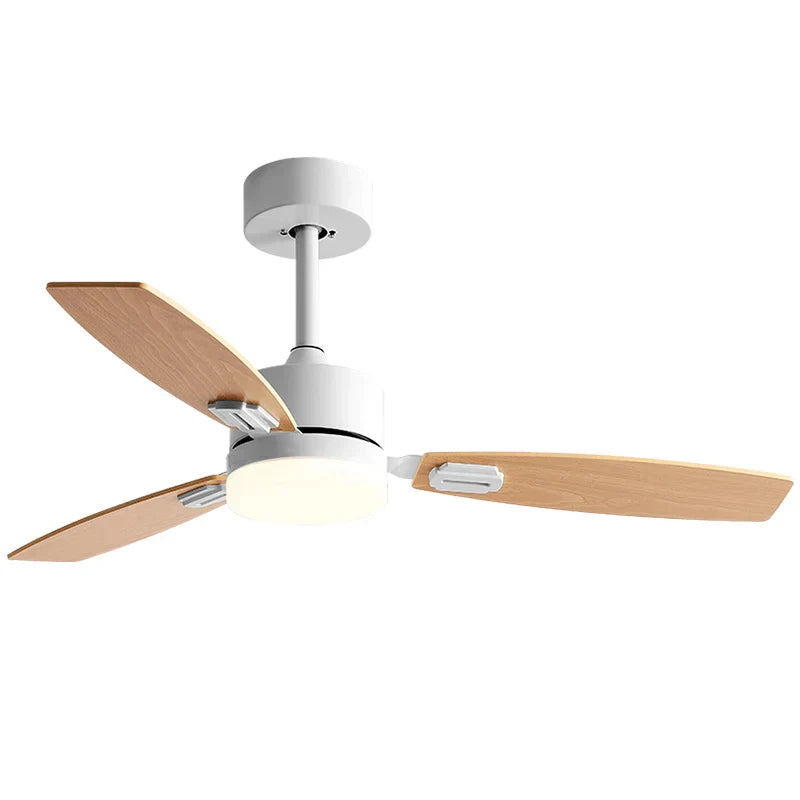 DecorBites™ 52" Wood Blade Ceiling Fan with 18W LED Light and Remote Control