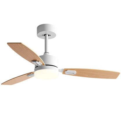 DecorBites™ 52" Wood Blade Ceiling Fan with 18W LED Light and Remote Control