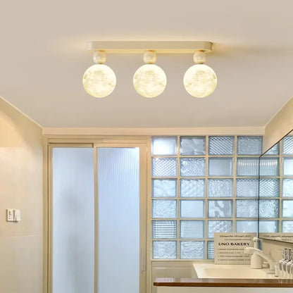 DecorBites™ LED Ceiling Moon Wall Lamp Minimalist Bedroom Lighting Fixture