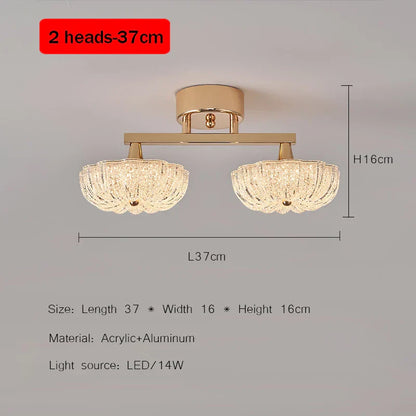DecorBites™ Gold LED Ceiling Light for Home Bedroom Living Room Kitchen Lighting Fixtures