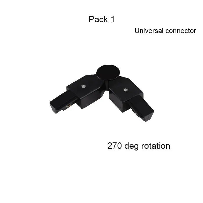 DecorBites™ Aluminum Track Rails for LED Spotlights with T-L Connector