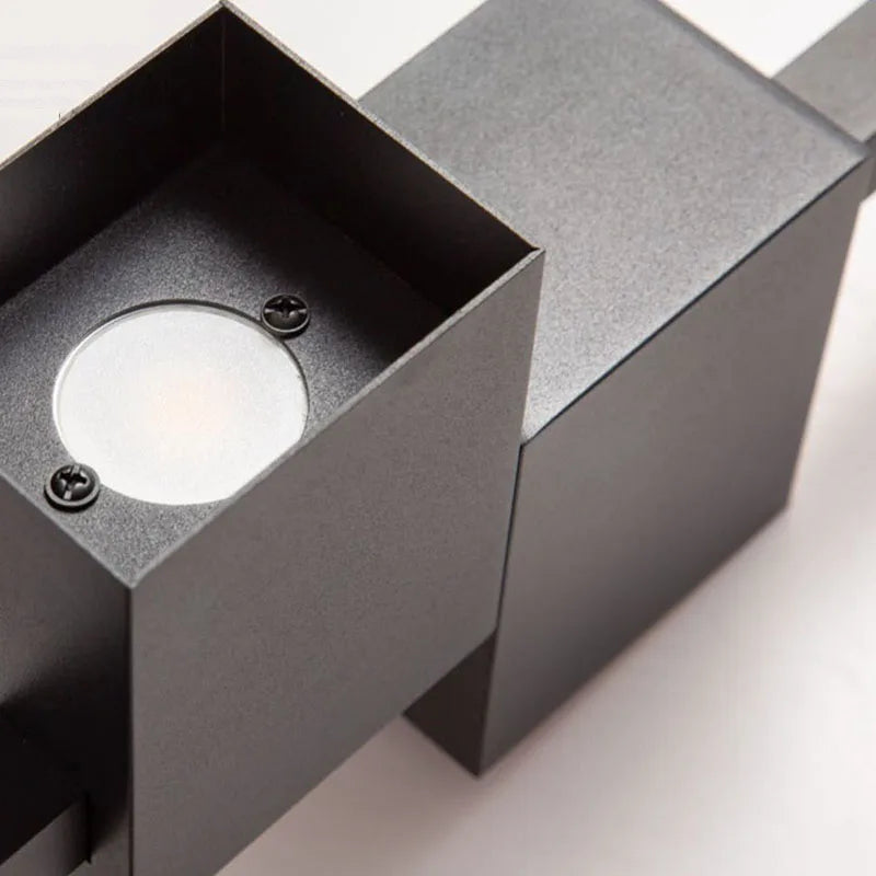 DecorBites™ LED Wall Lights: Modern Black White Aluminium Sconce Lamp for Living Room Bedroom