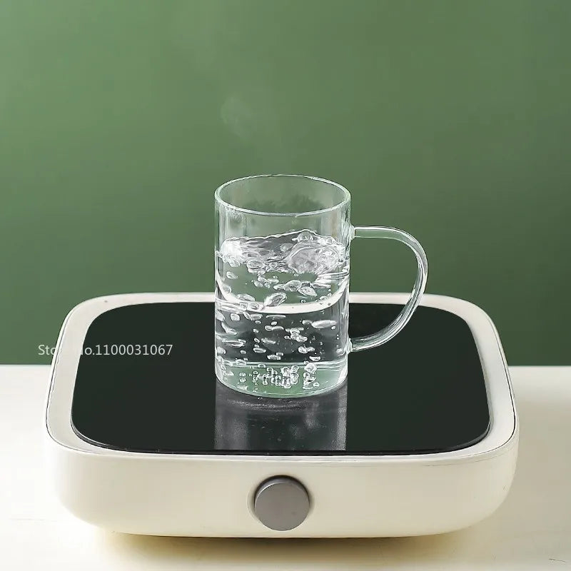 DecorBites™ Heat-Resistant Glass Cup with Handle for Drinks - Home Essential