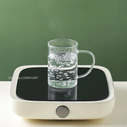 DecorBites™ Heat-Resistant Glass Cup with Handle for Drinks - Home Essential