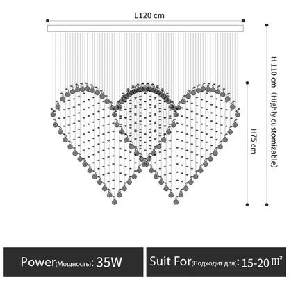 DecorBites™ Crystal Chandelier Table Lamp Set - Modern Minimalist Girl Bedroom & Dining Room