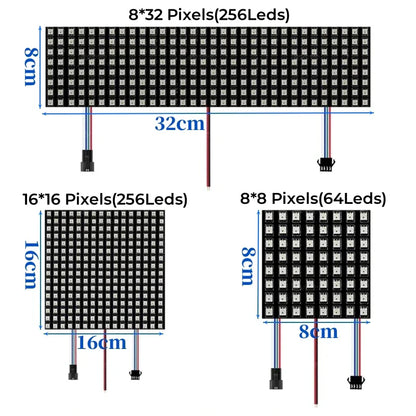 DecorBites™ LED Matrix Panel Light - Flexible, Addressable, Digital Pixel Screen
