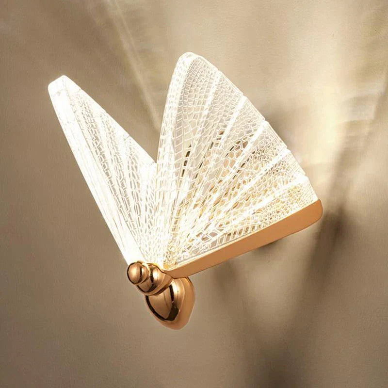 DecorBites™ Butterfly Wall Lamp: Modern Minimalist Bedroom Lighting Décor