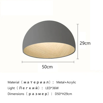 Lámpara de techo LED DecorBites™ Cream Wind para espacios minimalistas