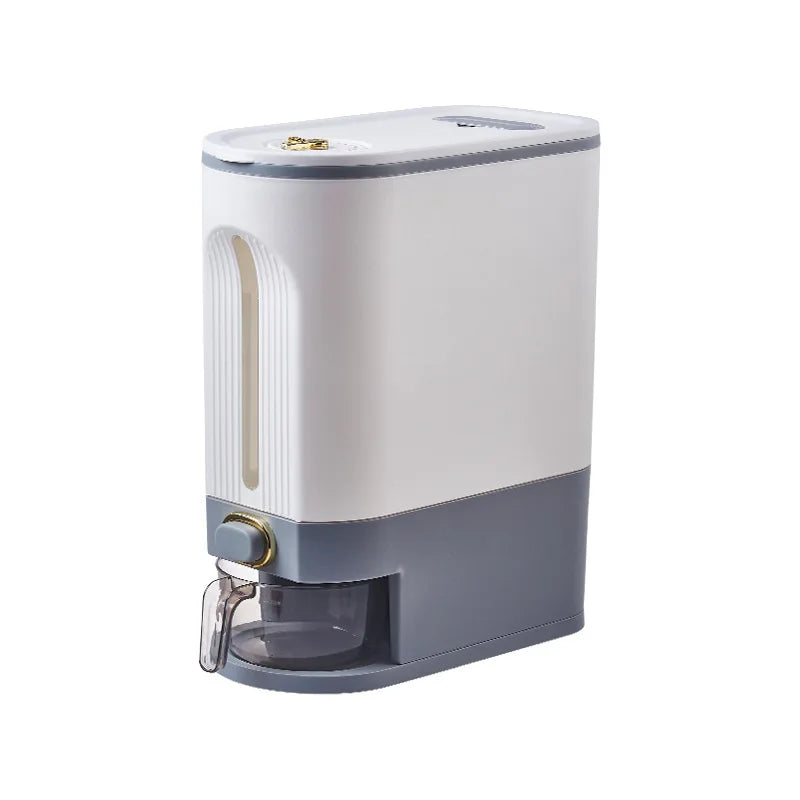 Dispensador de Arroz de Gran Capacidad Decorbites™ Contenedor de Granos de Cocina Caja de Almacenamiento de Cereales Resistente a la Humedad