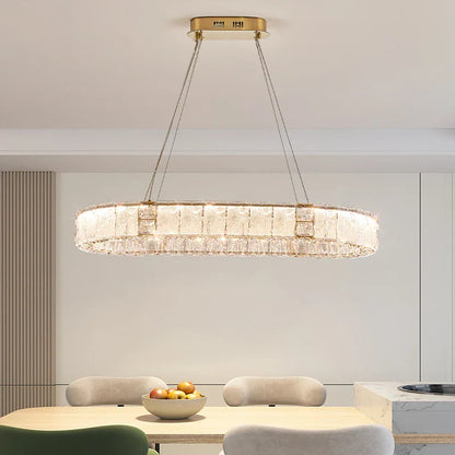 DecorBites™ Crystal Living Room Chandelier Modern Simple Atmosphere Zhongshan Lamps