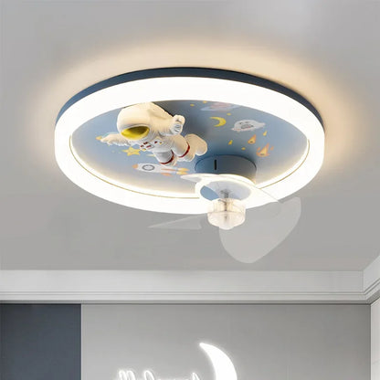 Lámpara de techo infantil DecorBites™ con diseño de astronauta - Accesorio moderno y minimalista para habitaciones de niños y niñas