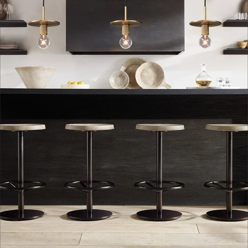 DecorBites™ Gold LED Pendant Light – Luxury Nordic Retro Design