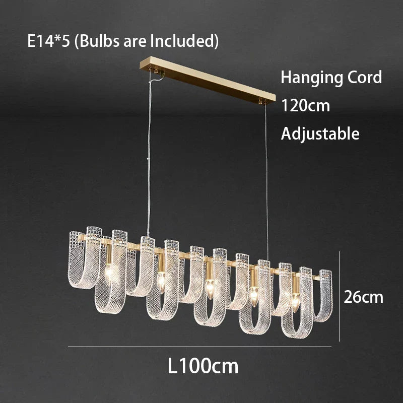 DecorBites™ Dimmable LED Copper Ceiling Chandelier for Luxurious Living Room Lighting