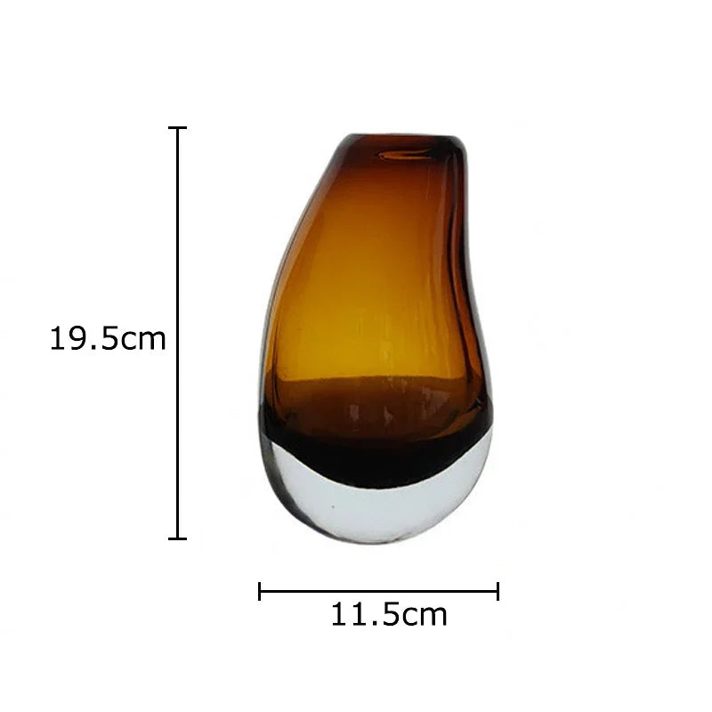 DecorBites™ Double Glass Vase Hydroponic Flower Pot: Desk Decor, Floral Arrangement Aesthetics