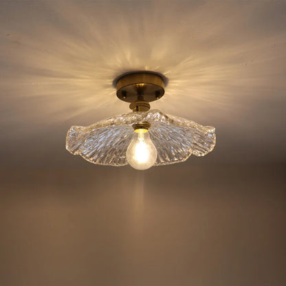 DecorBites™ Green Glass LED Pendant Light - Nordic Modern Copper Luminaire Suspendu