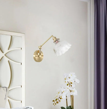 DecorBites™ Clear Glass LED Wall Sconce Switch Light - Nordic Minimalism Design