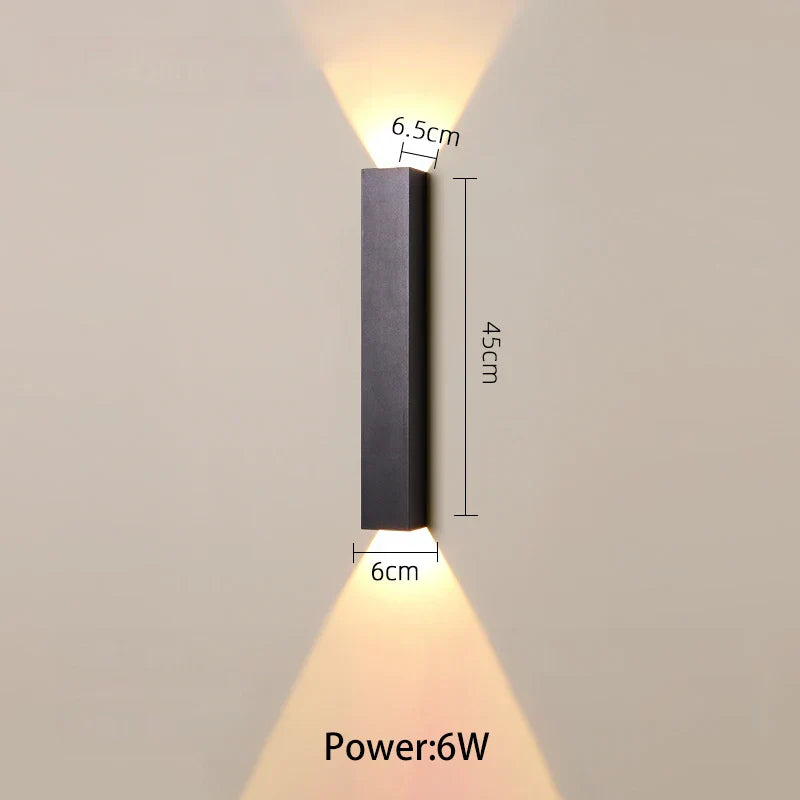 DecorBites™ LED Wall Lamp: Lone Line Up and Down Light for TV Background or Bedroom