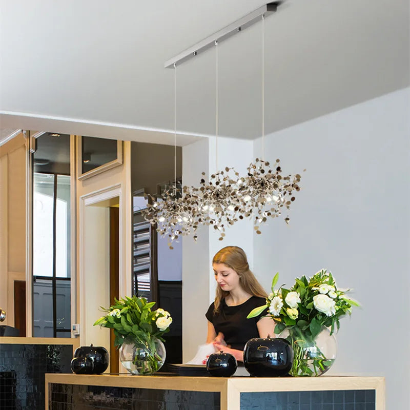 Lámpara de Araña LED™ Decorbites: Simplicidad Moderna para Sala de Estar, Comedor, Cocina, Dormitorio - Accesorio de Iluminación para Decoración del Hogar