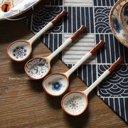 Ceramic Hand-Painted Spoon Set