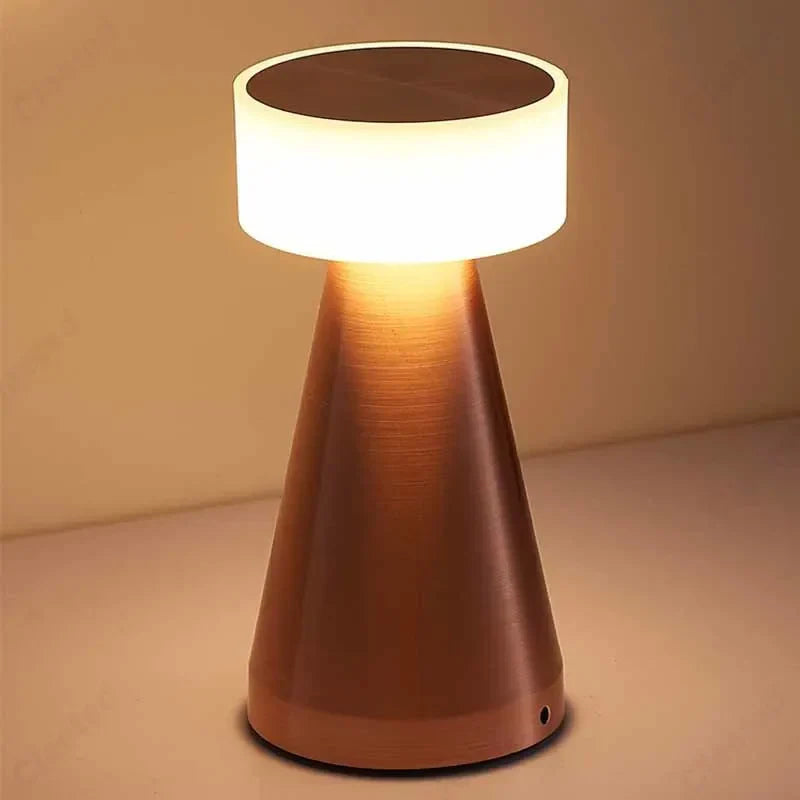 DecorBites™ LED Bar Table Lamp: USB Rechargeable Touch Sensor Night Light