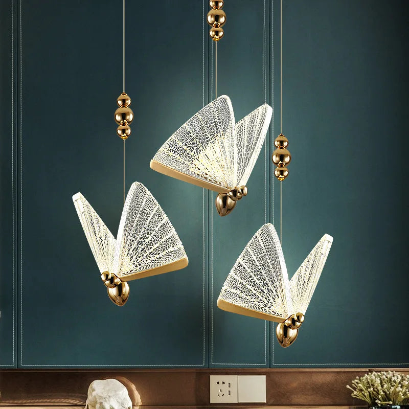 DecorBites™ Butterfly LED Pendant Chandelier for Home Decor and Kitchen Lighting