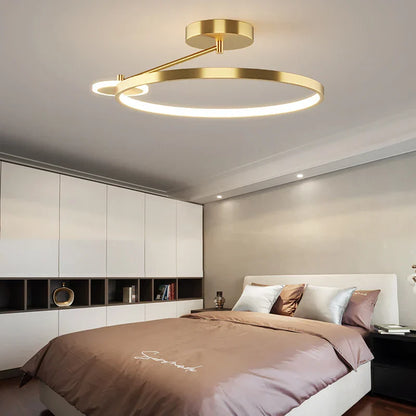 DecorBites™ Circular LED Ceiling Lamp with Remote Control for Bedroom & Aisle Lighting