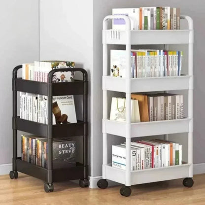 Mobile Storage Rack Trolley Bedroom Multi-Layer Storage Racks Organizer Household Kitchen Multifunctional Cart With Wheels Shelf