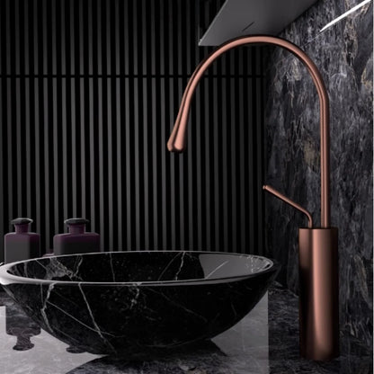 Brushed Gold Bathroom Faucet Brass