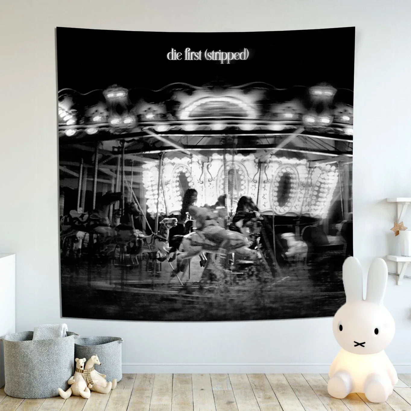 Nessa Barrett Young Forever Album Cover Tapestry - Decobites Home Decor