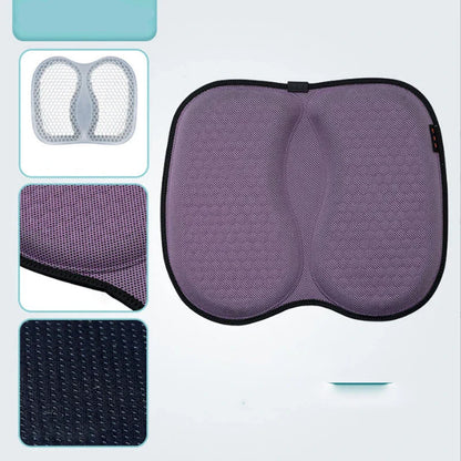 وسادة مقعد DecorBites™ ثلاثية الأبعاد من جل السيليكا على شكل قرص العسل للجلوس المريح والبارد