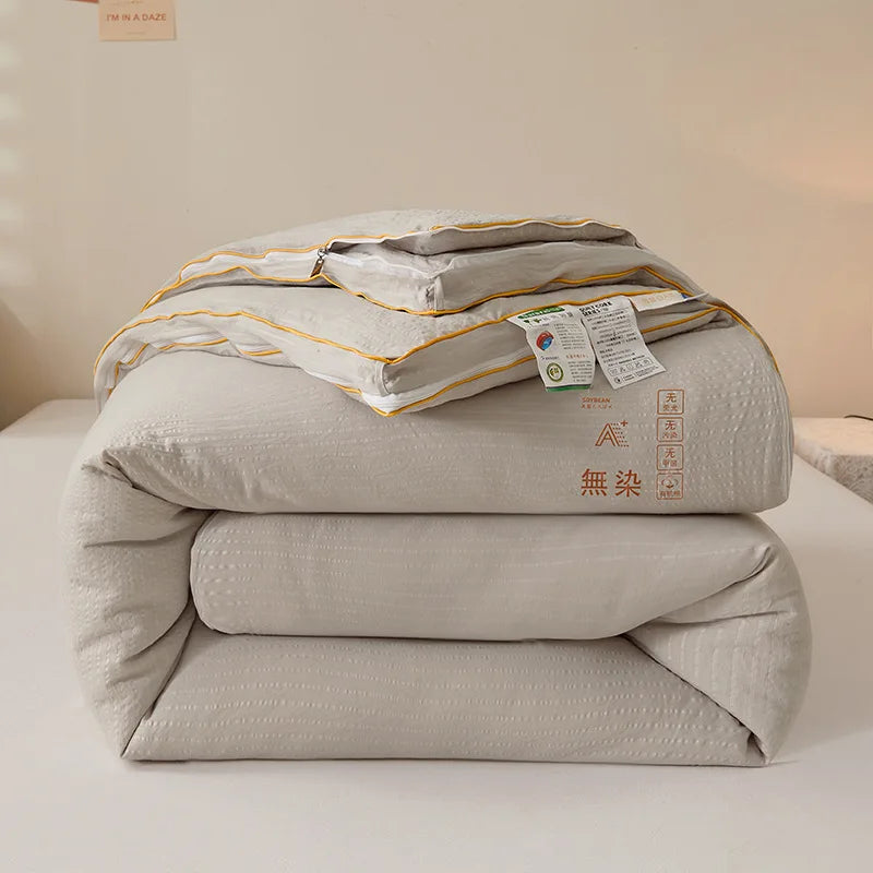 Edredón DecorBites™ Cozy de fibra de soja: una solución de ropa de cama suave, cálida y delicada con la piel.