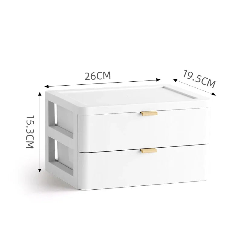 DecorBites™ Desktop Organizer Drawer Cosmetic Rack Jewelry Storage Box