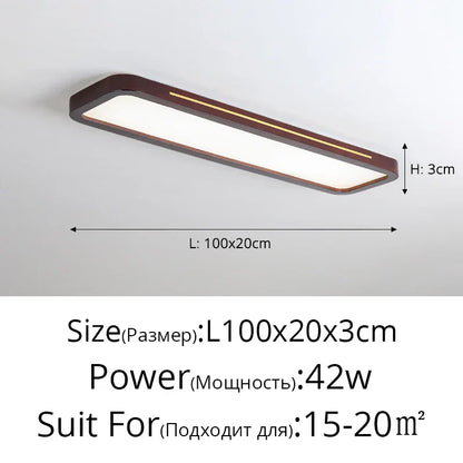 DecorBites™ LED Ceiling Lights: Modern Nordic Kitchen Study Living Room Dimmable Remote Control