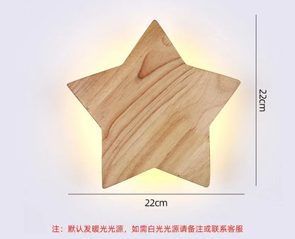 DecorBites™ LED Wooden Wall Lights Modern Minimalist Living Room Bedroom Decor