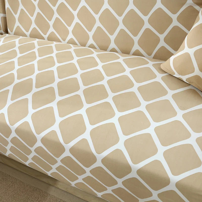 Decobites Stretch Sofa Cover Slipcover Print Seater Couch Protector