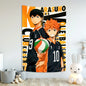 Decobites Haikyuu Anime Poster Tapestry Room Canvas | Aesthetic Wall Decor Art