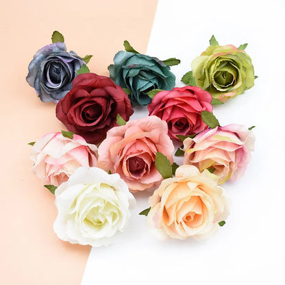 DecorBites™ Christmas Rose Arch Wall Garden Wreath Decorative Silk Flowers